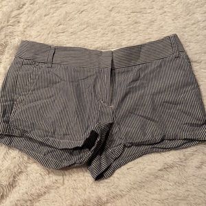 J. Crew Shorts Pinstripe
